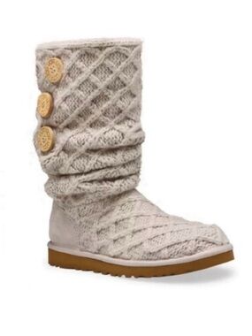 UGG Classic Cardy Tall Knit Boots | 7